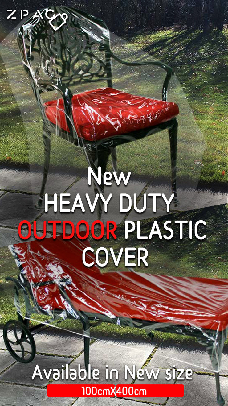 Heavy Duty Plastic Cover for Furniture | Dust Protector Cover Size 100*400cm