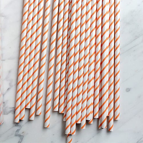 Paper Straws in Types Smoothie