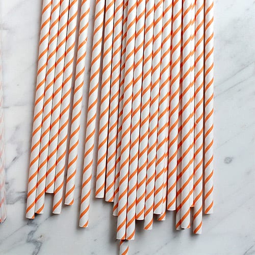 Paper Straws in Types Smoothie