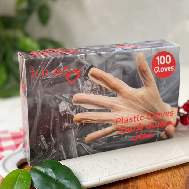 Plastic gloves